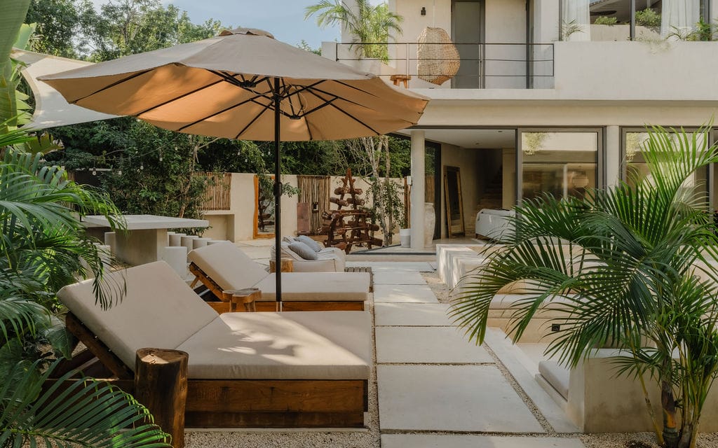 Casa Zula terrace and loungers